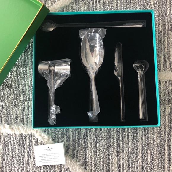 🆕 Kate Spade X Lennox 5-piece bar set - Picture 3 of 7